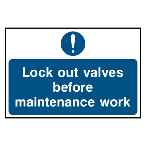 Sperrventile schild oder - schild,