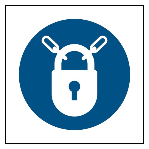 Keep locked schild oder - schild,