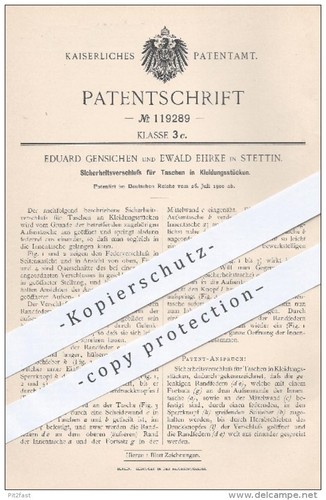 Original patent gensichen - e.,