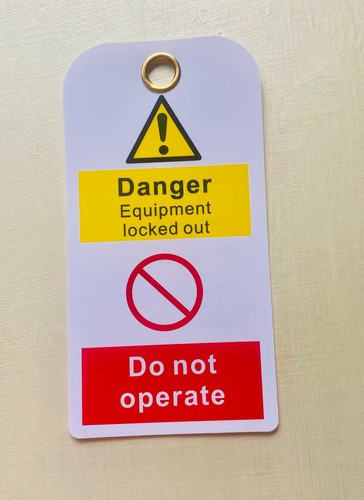 Lockout tag lock off - /,